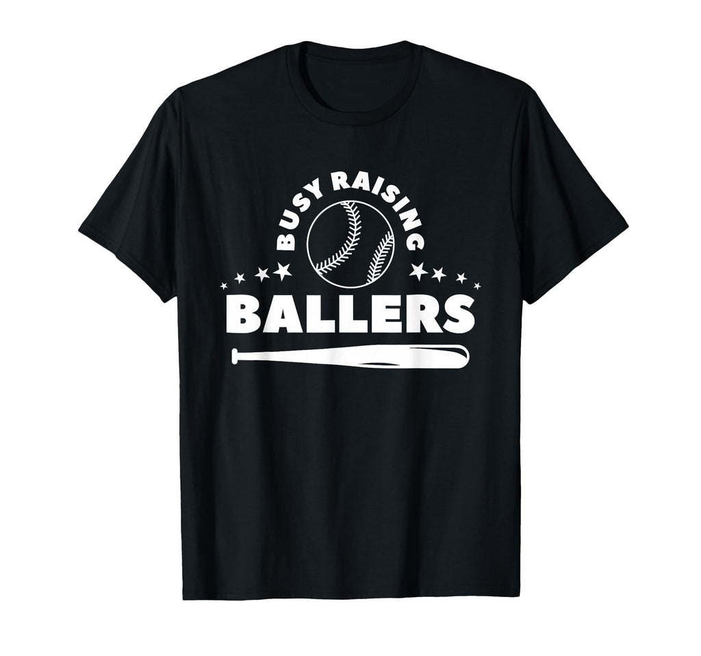Busy Raising Ballers Mom Baseball T-Shirt - Aesthetic Graphic for Adults - T-Shirt, Sweatshirt, Hoodie