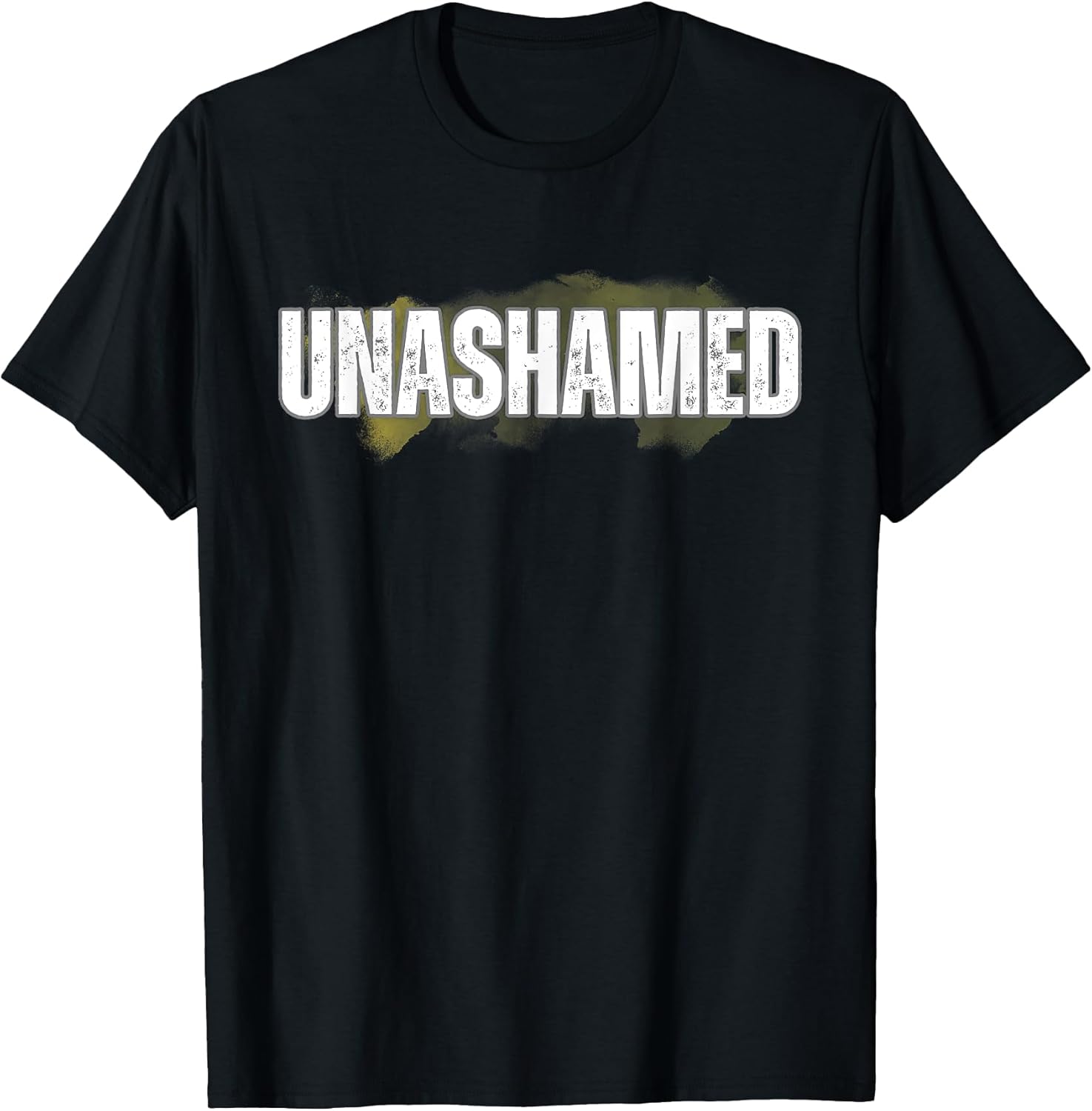 Unashamed Text Christian Inspirational Quote Saying - Adult & Kids T-Shirts, Sweatshirts & Hoodies apparel design preview 1