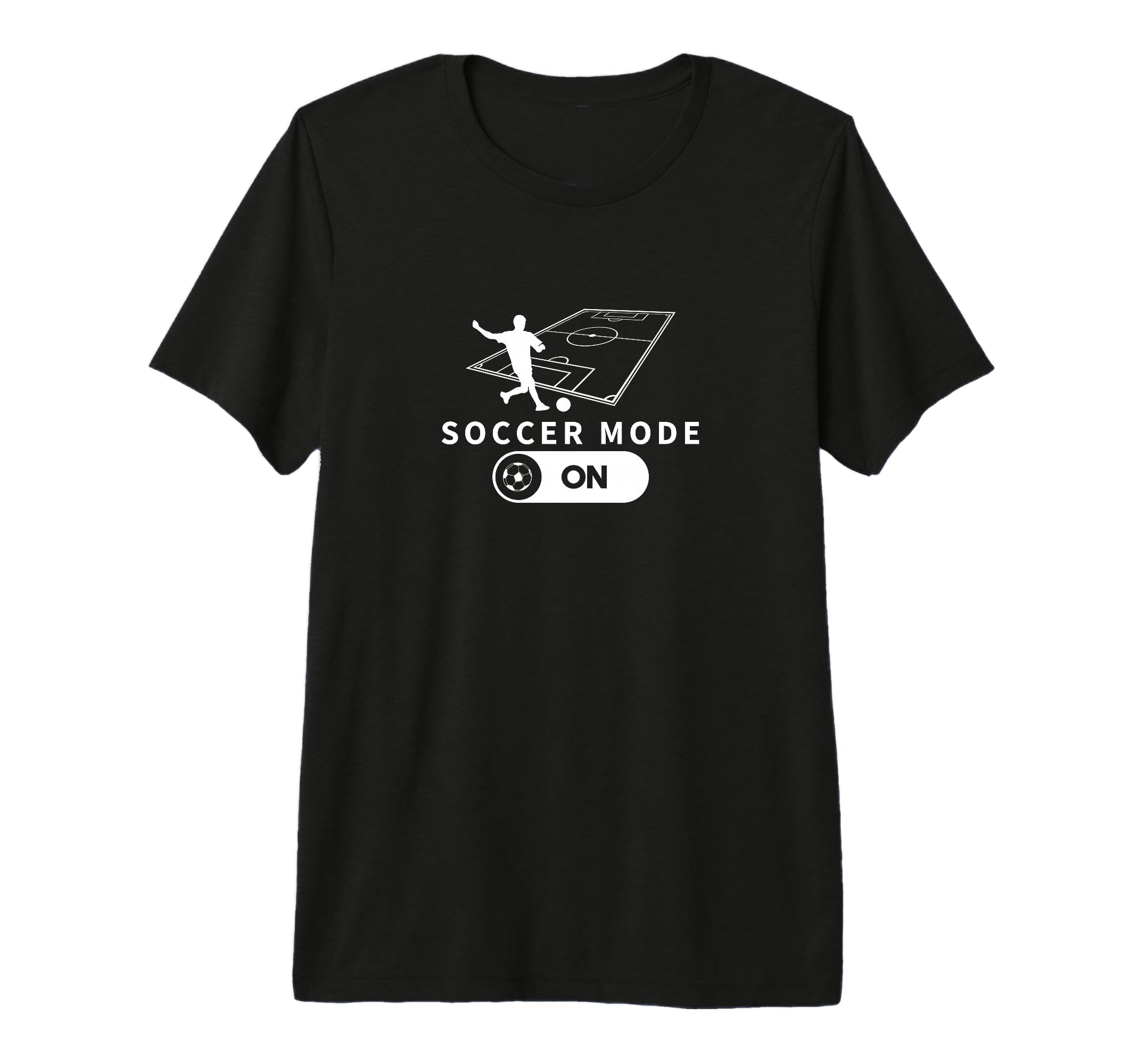 Soccer Mode Funny Soccer Player T-Shirt - Fun Novelty Design for Adults - T-Shirt, Sweatshirt, Hoodie