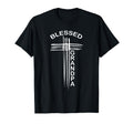 Blessed Grandpa Christian Cross T-Shirt - Casual Everyday Wear for Adults - T-Shirt, Sweatshirt, Hoodie