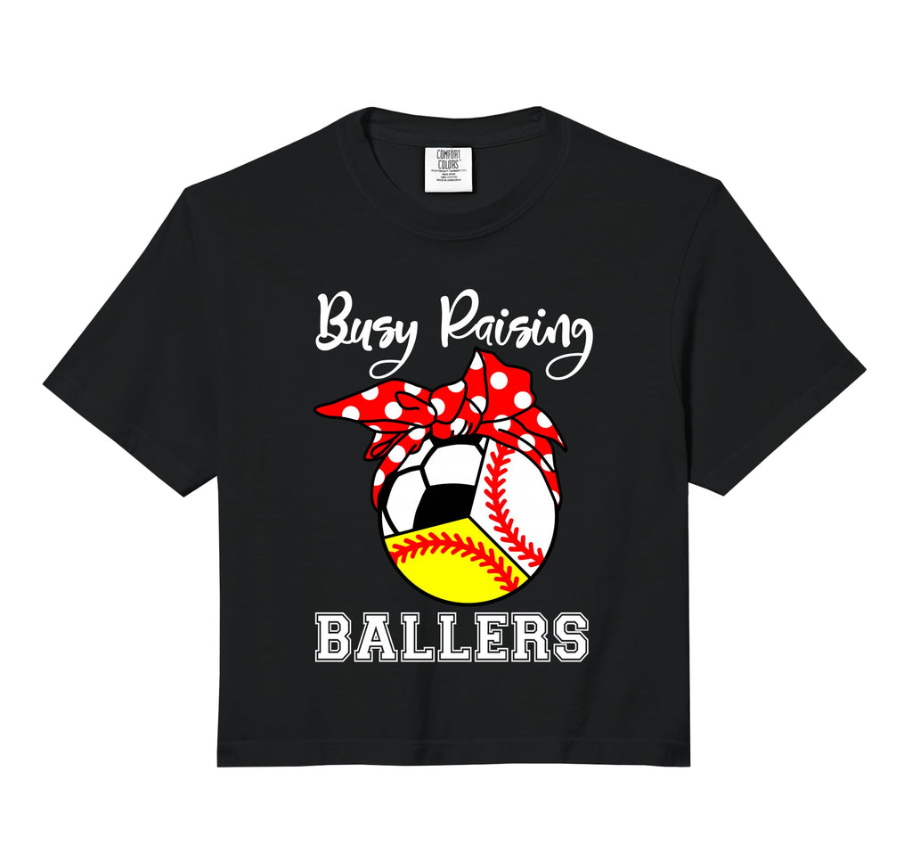 Busy Raising Ballers Funny Baseball Hoodie - Streetwear Style for Adults - T-Shirt, Sweatshirt, Hoodie