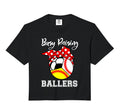 Busy Raising Ballers Funny Baseball Hoodie - Streetwear Style for Adults - T-Shirt, Sweatshirt, Hoodie