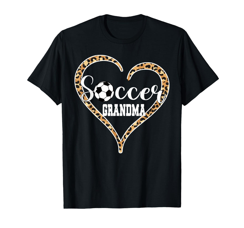 Soccer Grandma Nana Gigi Leopard T-Shirt - Novelty Apparel for Adults - T-Shirt, Sweatshirt, Hoodie