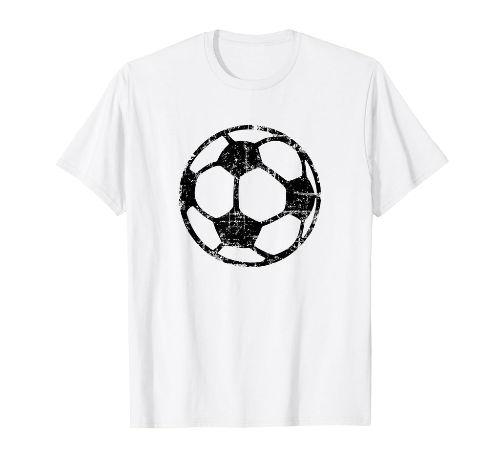 Soccer Ball Black Fans Players Soccer T-Shirt - Custom Art Print for Adults - T-Shirt, Sweatshirt, Hoodie