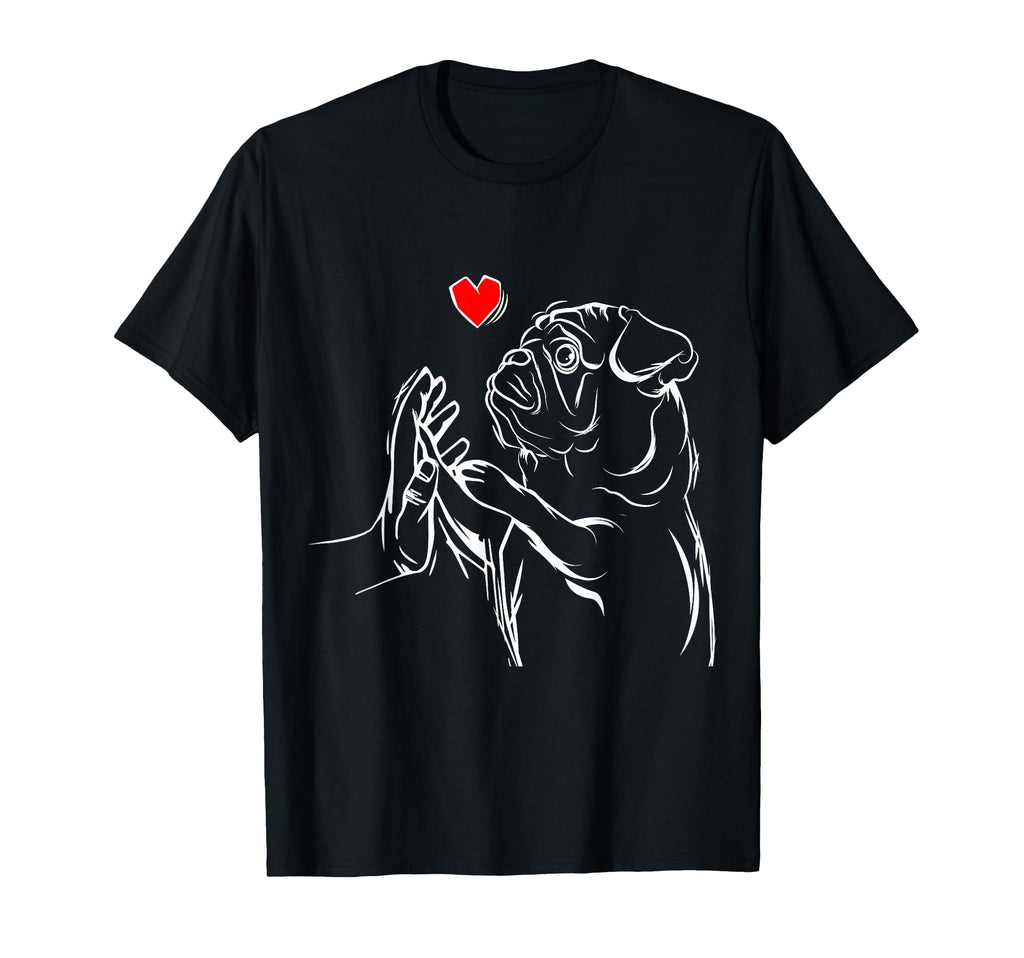 Pug Love Dog Holder Mummy Gift T-Shirt - Aesthetic Graphic Men Women - T-Shirt, Sweatshirt, Hoodie