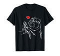 Pug Love Dog Holder Mummy Gift T-Shirt - Aesthetic Graphic Men Women - T-Shirt, Sweatshirt, Hoodie