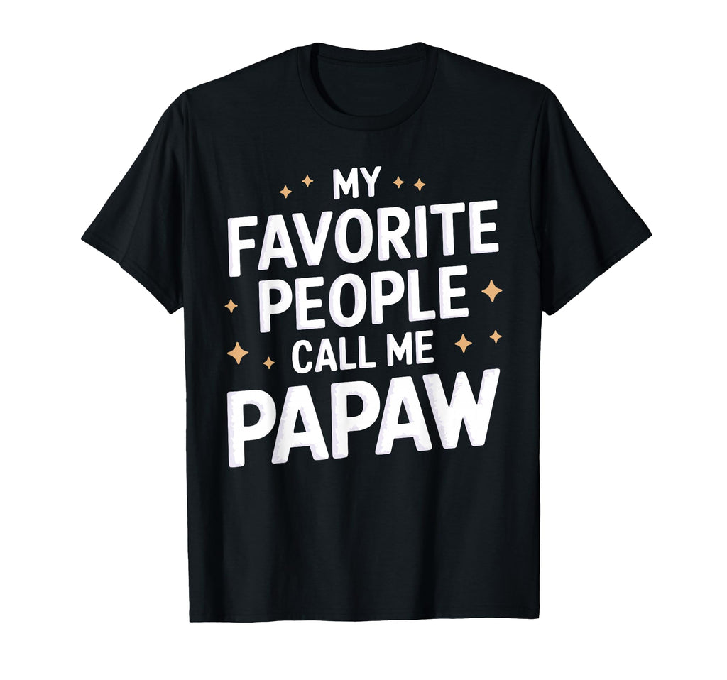Papaw Grandpa From Grandkids Fathers T-Shirt - Aesthetic Graphic Men Women - T-Shirt, Sweatshirt, Hoodie