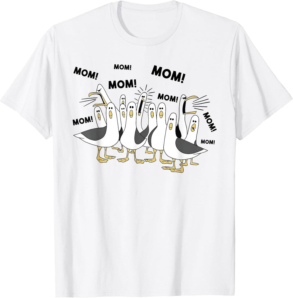 Funny Seagull Mom Ocean Life Mother's Day Bird Animal - Adult & Kids T-Shirts, Sweatshirts & Hoodies apparel design preview 1