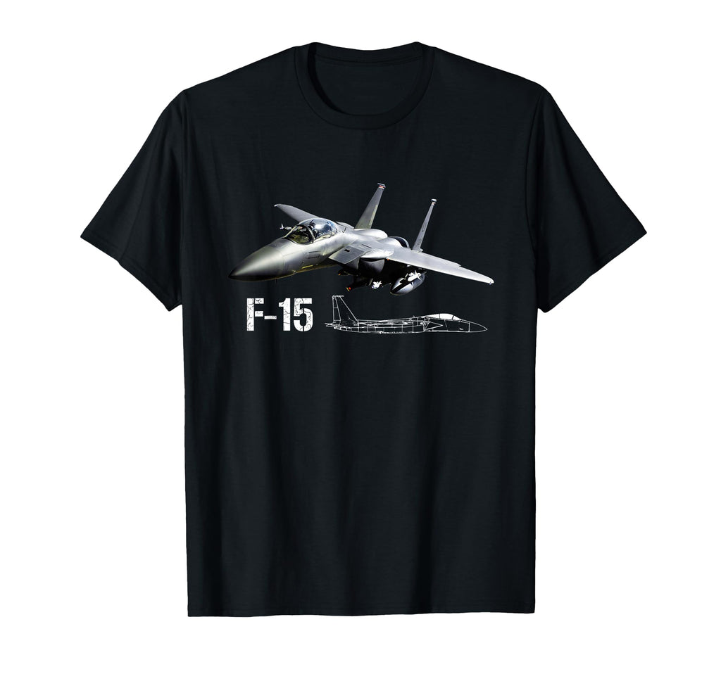 F 15 Eagle Jet Military Stealth T-Shirt - Unique Graphic Men Women - T-Shirt, Sweatshirt, Hoodie