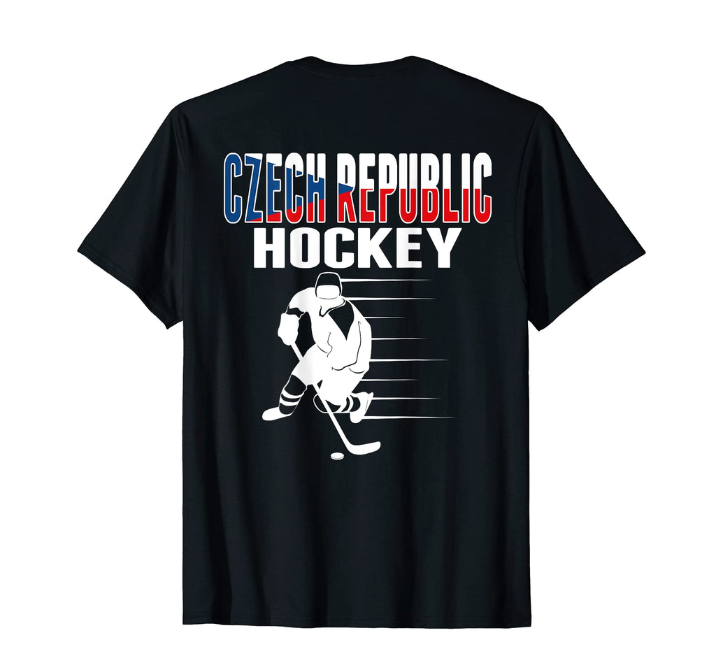 Czech Republic Ice Hockey Lovers T-Shirt - Custom Art Print for Adults - T-Shirt, Sweatshirt, Hoodie