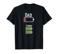 Tired Twin Dad Low Battery Charge T-Shirt - Aesthetic Graphic Unisex - T-Shirt, Sweatshirt, Hoodie