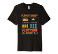 Coop Mode Activated Gamer Dad And Hud T-Shirt - Minimalist Print Men Women - T-Shirt, Sweatshirt, Hoodie