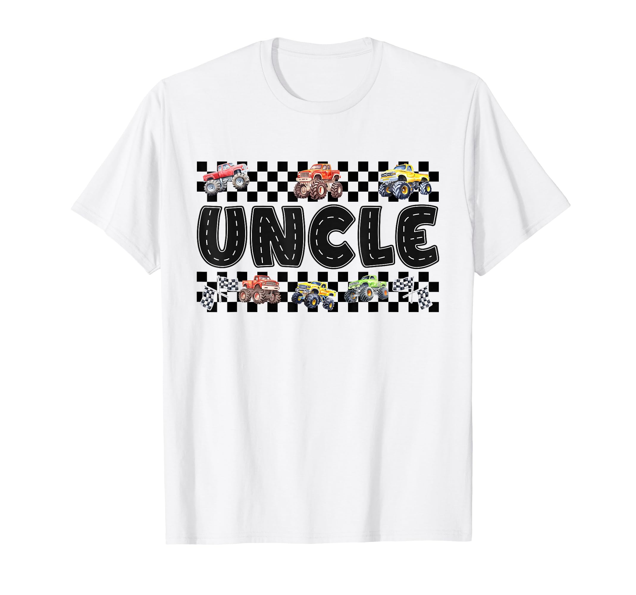 Uncle Monster Truck Family Crew T-Shirt - Novelty Apparel Men Women - T-Shirt, Sweatshirt, Hoodie