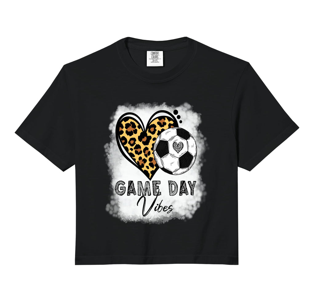Bleached Soccer Game Day Vibes Soccer T-Shirt - Novelty Apparel Men Women - T-Shirt, Sweatshirt, Hoodie