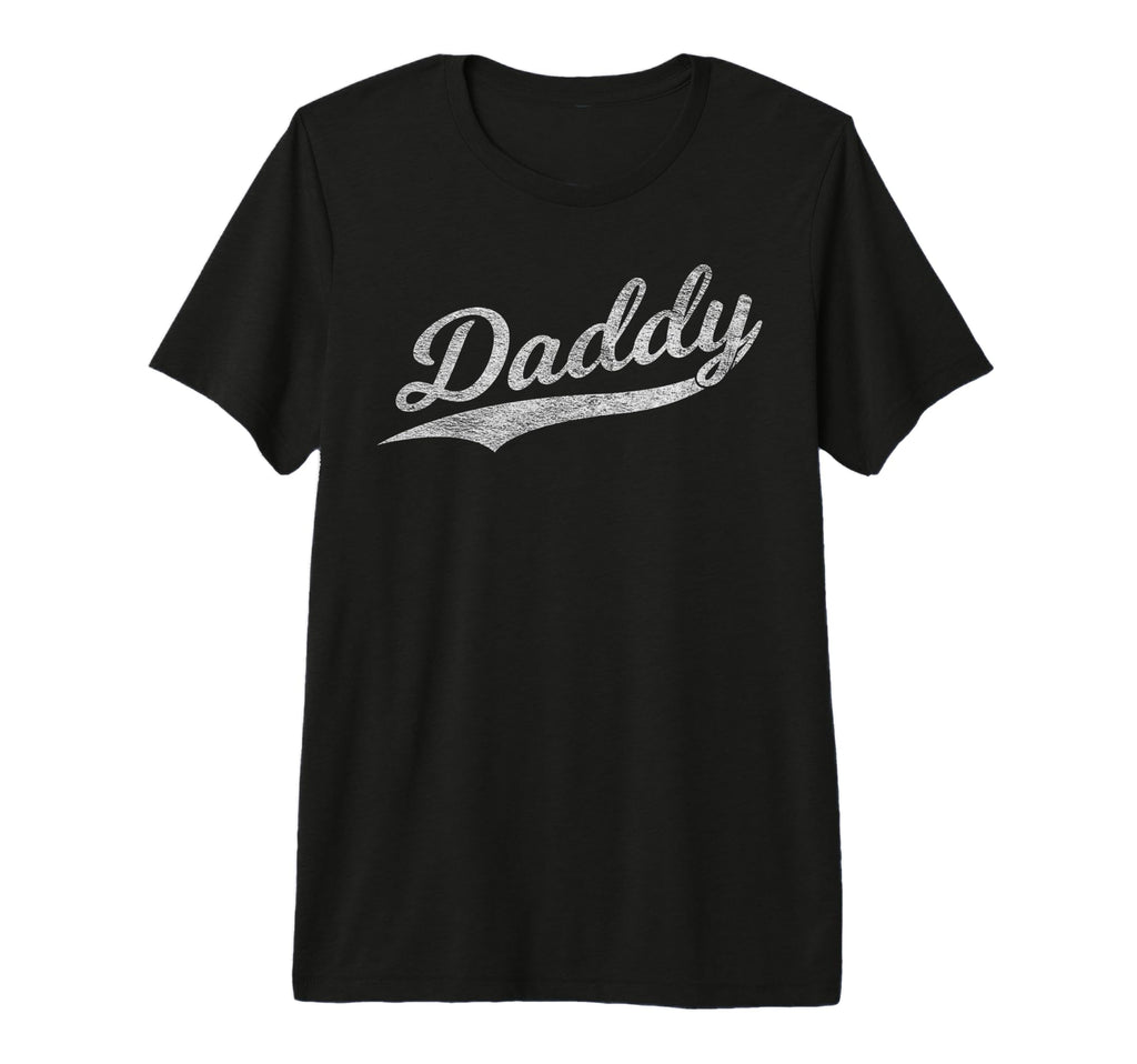 Daddy Baseball Script Cursive Jersey T-Shirt - Minimalist Print for Adults - T-Shirt, Sweatshirt, Hoodie