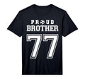 Number 77 Custom Proud Soccer T-Shirt - Fun Novelty Design for Adults - T-Shirt, Sweatshirt, Hoodie