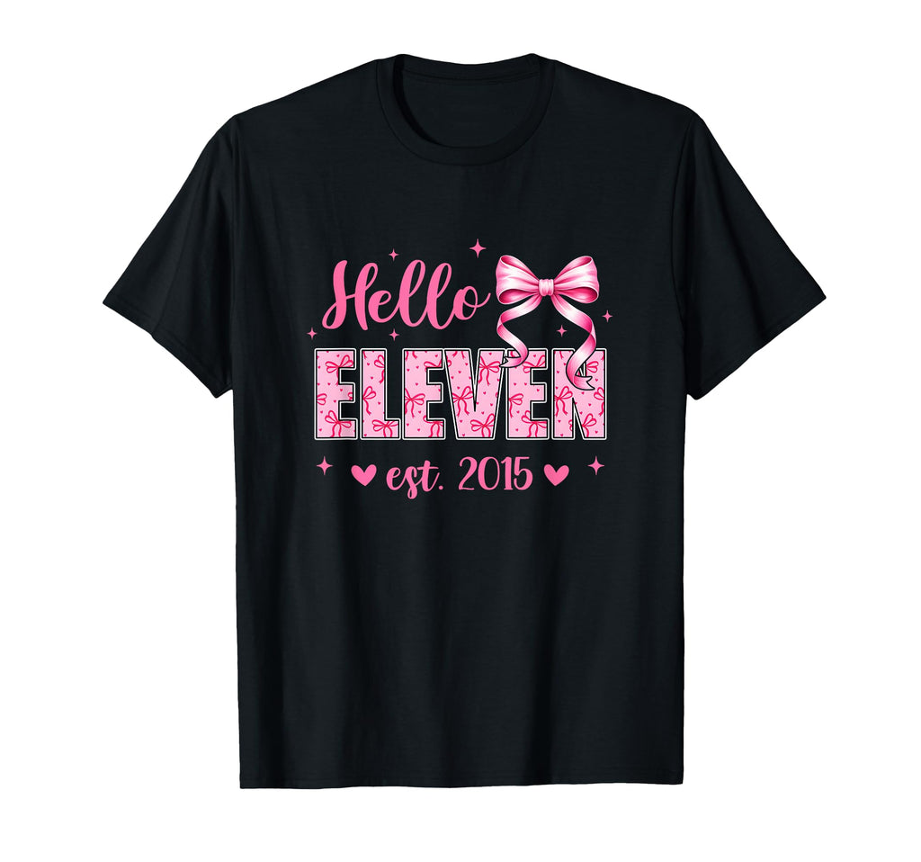 Hello Eleven Est 2015 Coquette Bow T-Shirt - Streetwear Style Men Women - T-Shirt, Sweatshirt, Hoodie