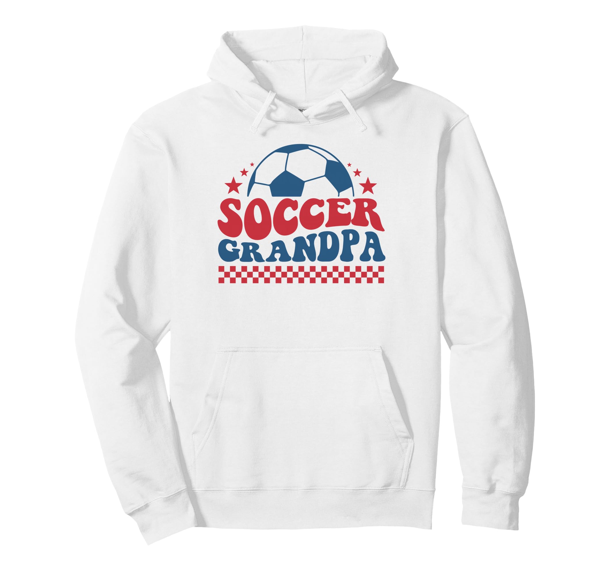 Soccer Grandpa Soccer Fan Support Hoodie - Casual Everyday Wear Men Women - T-Shirt, Sweatshirt, Hoodie