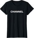 Channel.- simple minimalistic clean - Adult & Kids T-Shirts, Sweatshirts & Hoodies apparel design preview 1