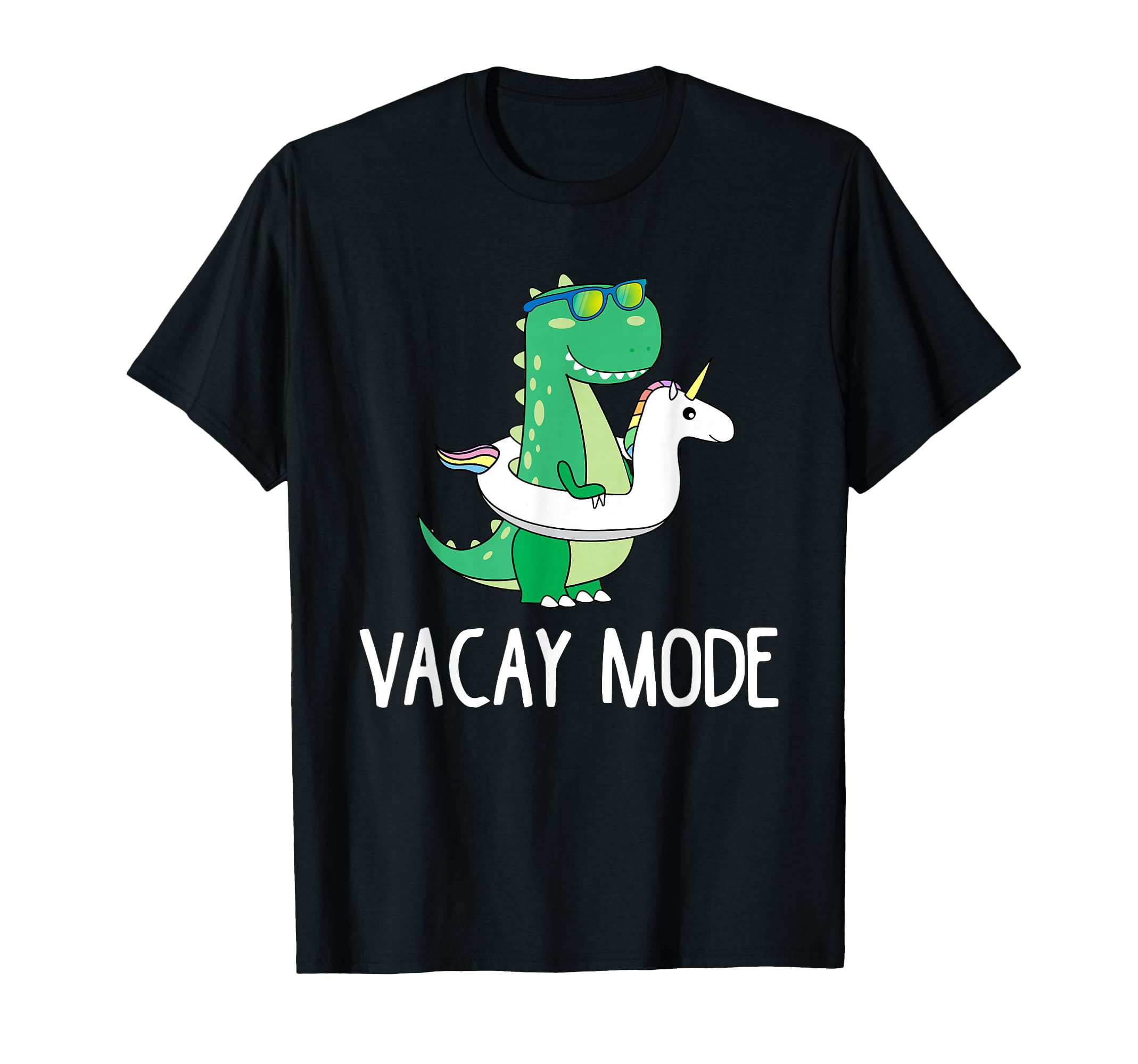 Vacay Mode Dinosaur Funny Family T-Shirt - Casual Everyday Wear for Adults - T-Shirt, Sweatshirt, Hoodie