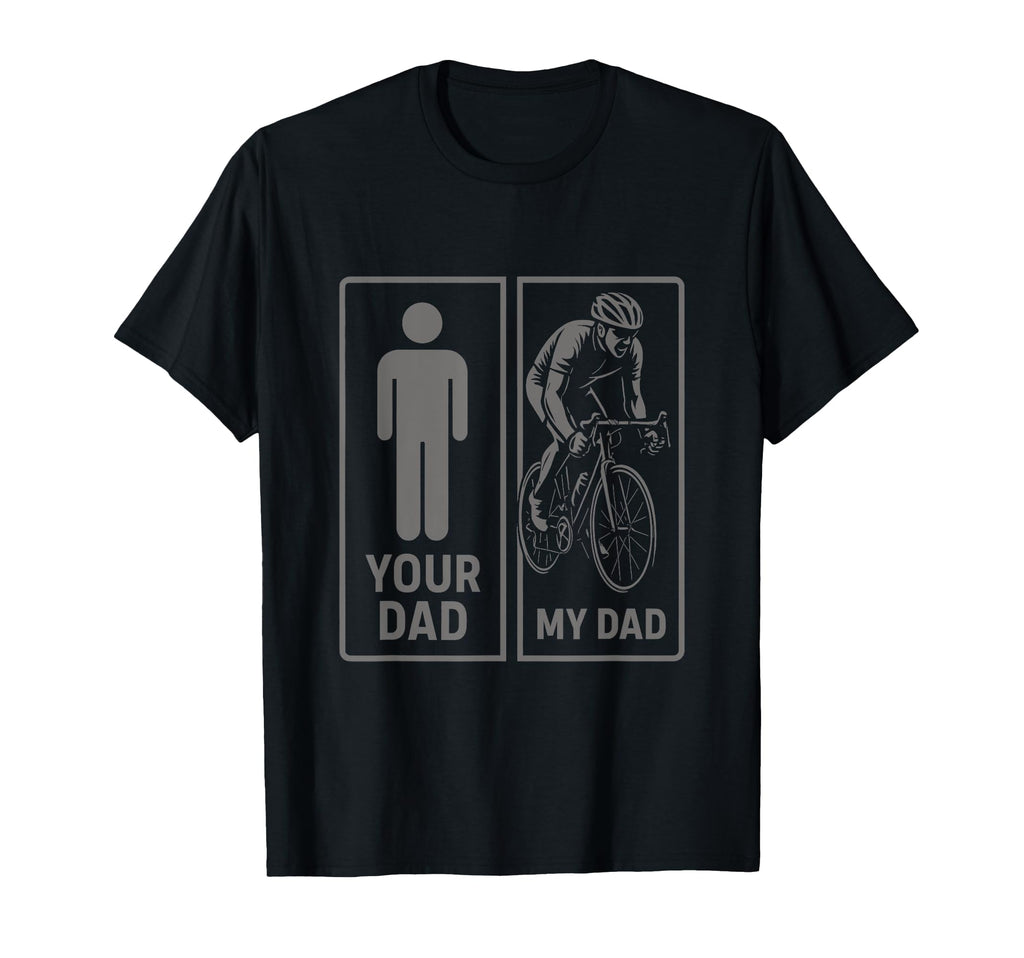 Cycling Dad Biker Daddy Cyclist Papa T-Shirt - Trendy Graphic Unisex - T-Shirt, Sweatshirt, Hoodie