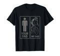 Cycling Dad Biker Daddy Cyclist Papa T-Shirt - Trendy Graphic Unisex - T-Shirt, Sweatshirt, Hoodie