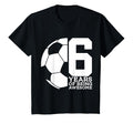 6 Years Being Awesome Soccer 6Th Birthday T-Shirt - Unique Graphic Unisex - T-Shirt, Sweatshirt, Hoodie
