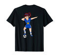 Dabbing Soccer Kosovo Jersey Kosovar T-Shirt - Custom Art Print for Adults - T-Shirt, Sweatshirt, Hoodie