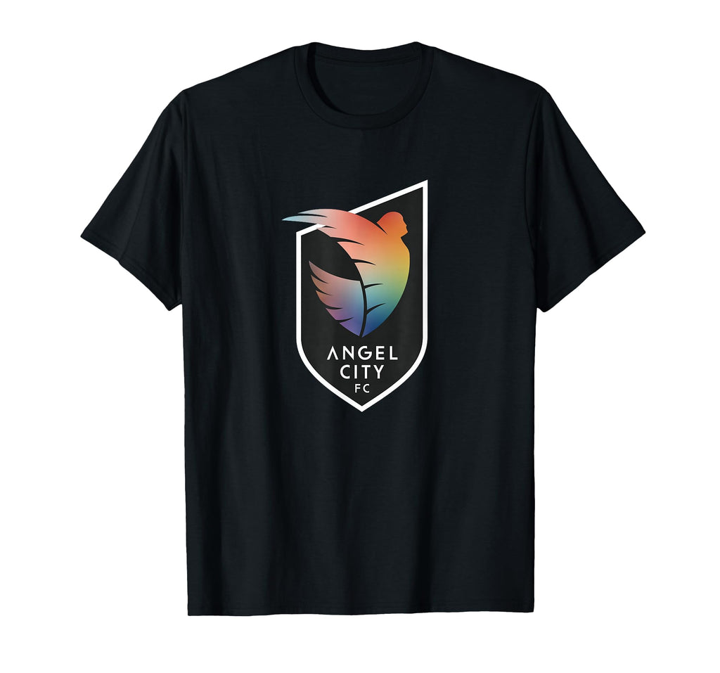 Nwsl Angel City Fc Pride Crest T-Shirt - Trendy Graphic Men Women - T-Shirt, Sweatshirt, Hoodie