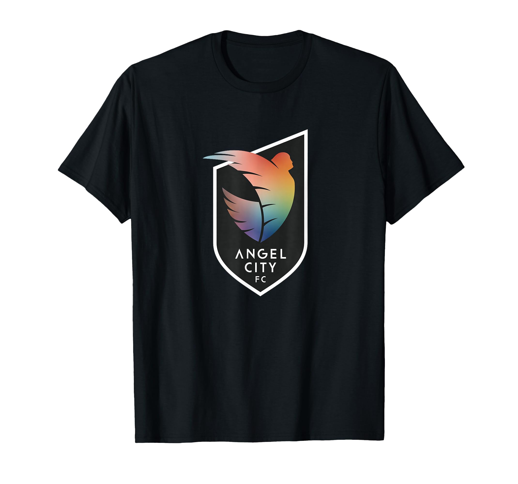 Nwsl Angel City Fc Pride Crest T-Shirt - Trendy Graphic Men Women - T-Shirt, Sweatshirt, Hoodie