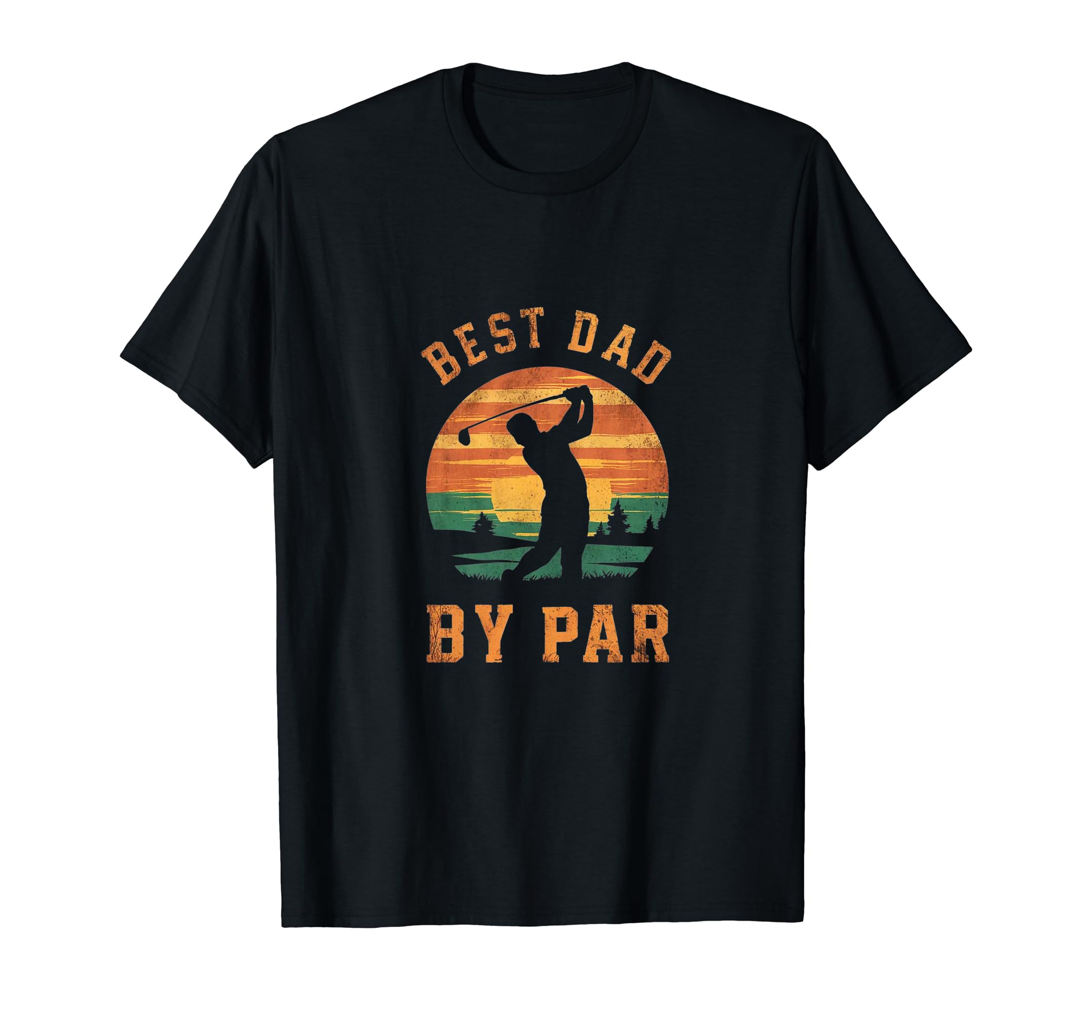 Best Dad Par Golfing Funny Grandpa T-Shirt - Minimalist Print for Adults - T-Shirt, Sweatshirt, Hoodie