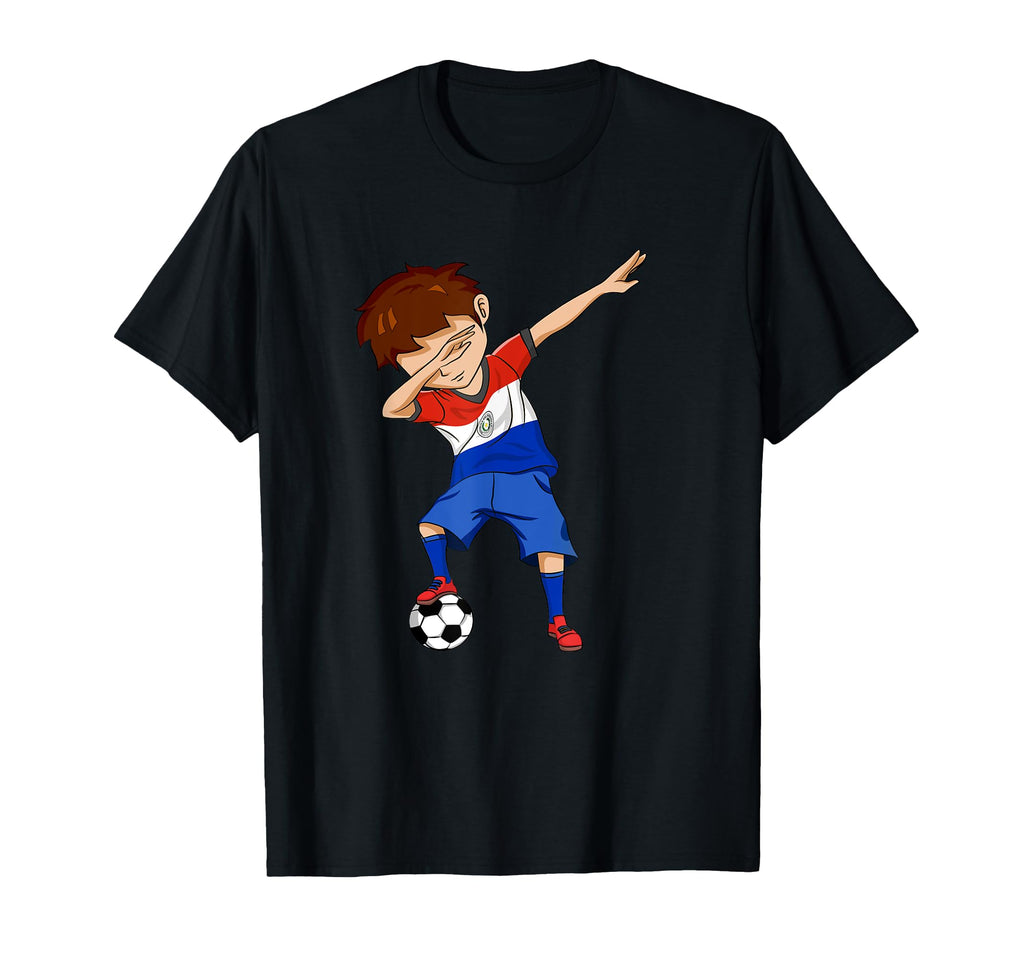 Dabbing Soccer Paraguay Paraguayan T-Shirt - Novelty Apparel Men Women - T-Shirt, Sweatshirt, Hoodie