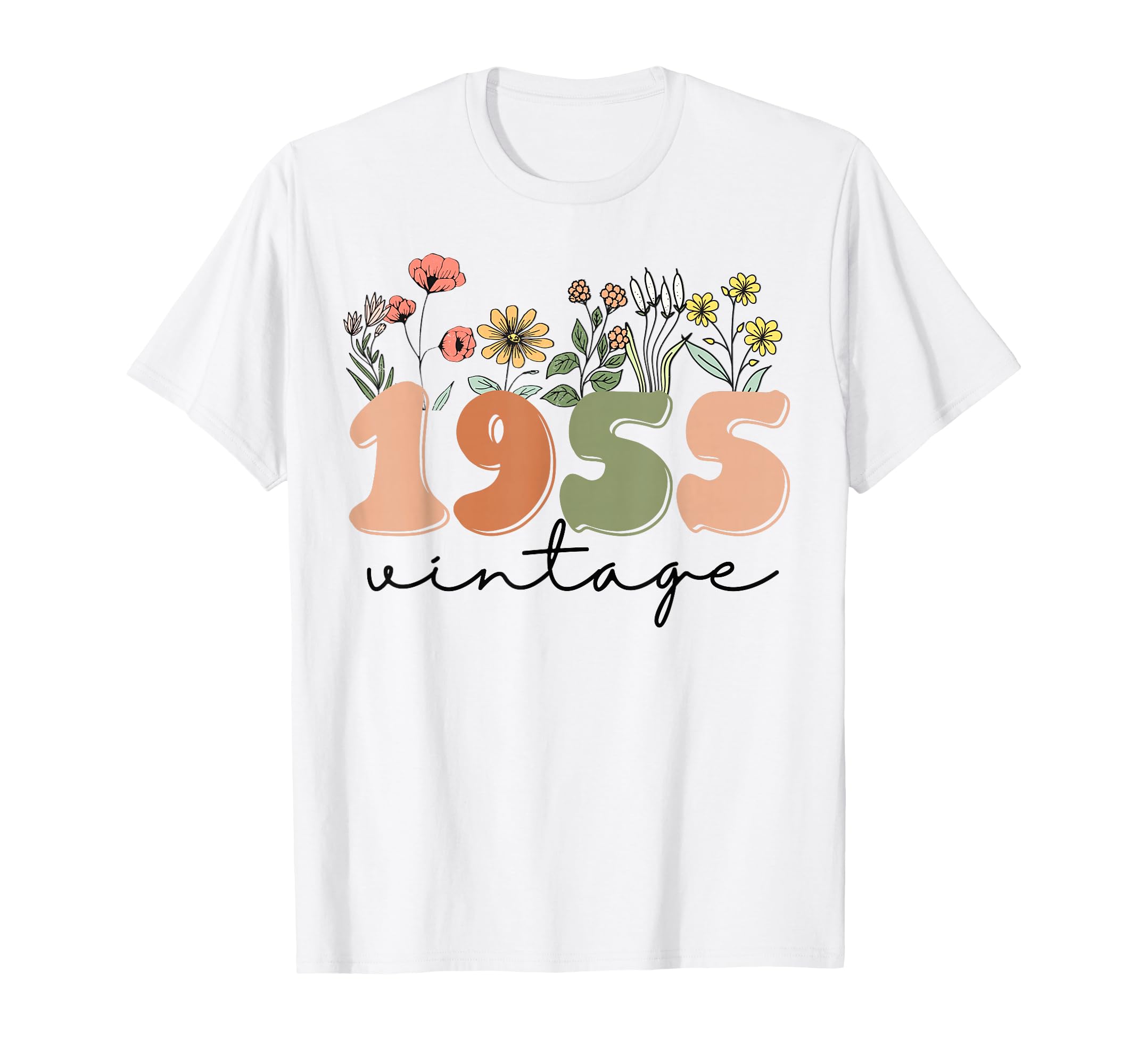 70 Years Old 1955 70Th Birthday T-Shirt - Custom Art Print for Adults - T-Shirt, Sweatshirt, Hoodie