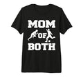 Mom Both Funny Soccer Track And Field T-Shirt - Minimalist Print Unisex - T-Shirt, Sweatshirt, Hoodie