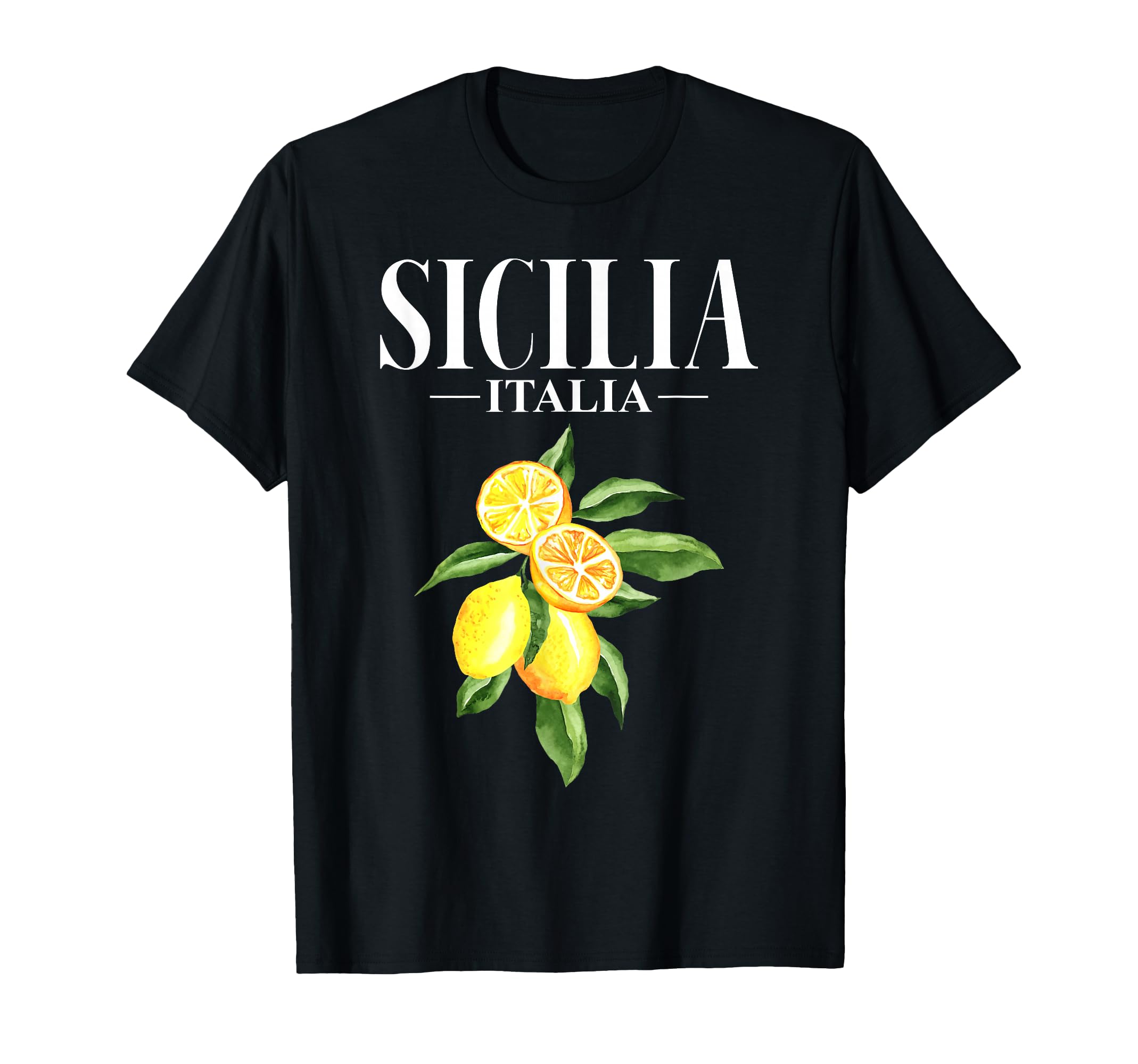 Sicilia Italia Lemon Sicily Sicilian T-Shirt - Minimalist Print for Adults - T-Shirt, Sweatshirt, Hoodie