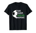 Soccer Player Soccer Lover Eat Sleep T-Shirt - Graphic Print for Adults - T-Shirt, Sweatshirt, Hoodie