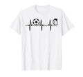 Soccer Heartbeat Beer Soccer Player T-Shirt - Minimalist Print Unisex - T-Shirt, Sweatshirt, Hoodie