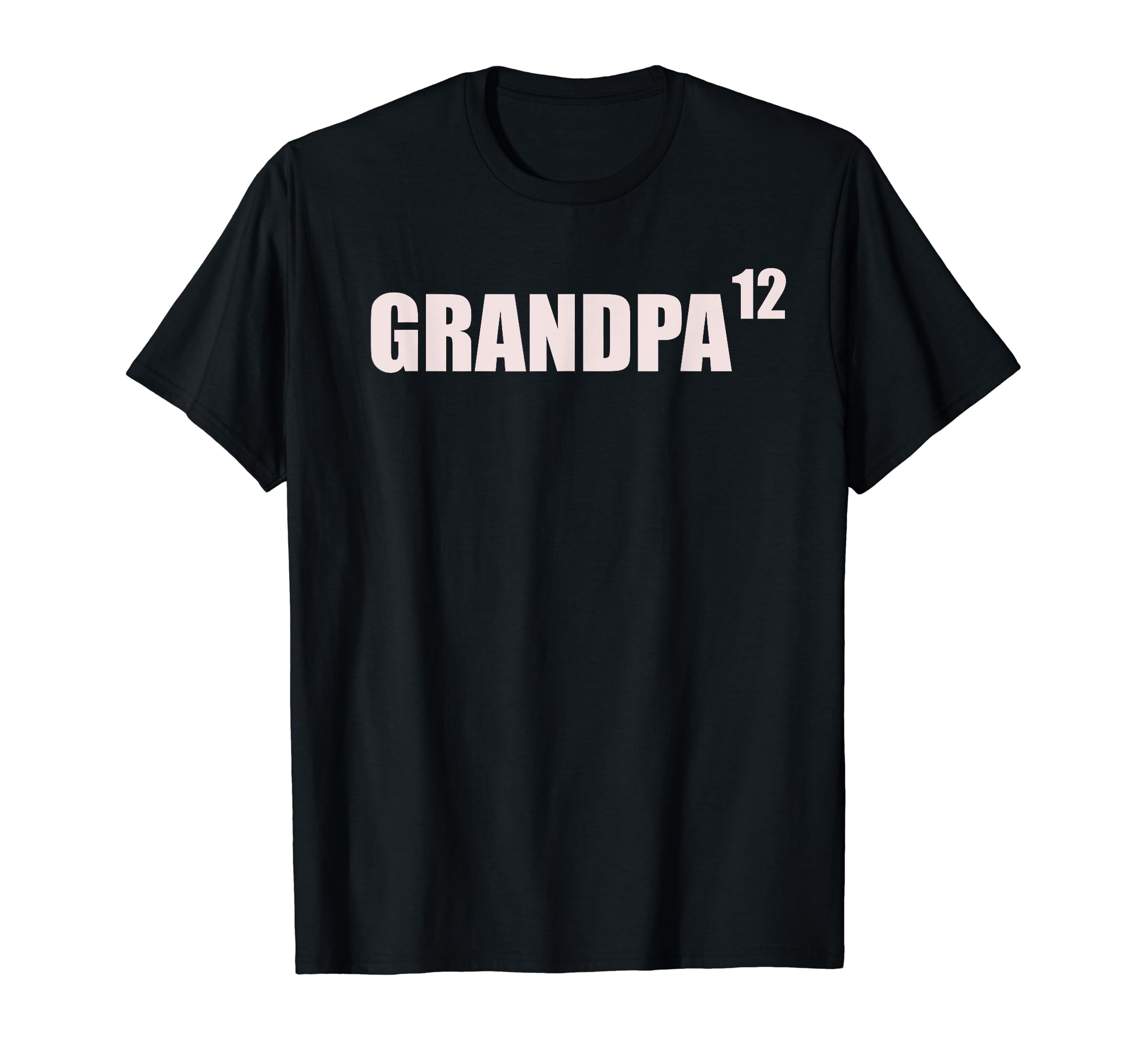 Grandpa 12 Grandkids 12Th Time Cubed T-Shirt - Aesthetic Graphic Men Women - T-Shirt, Sweatshirt, Hoodie