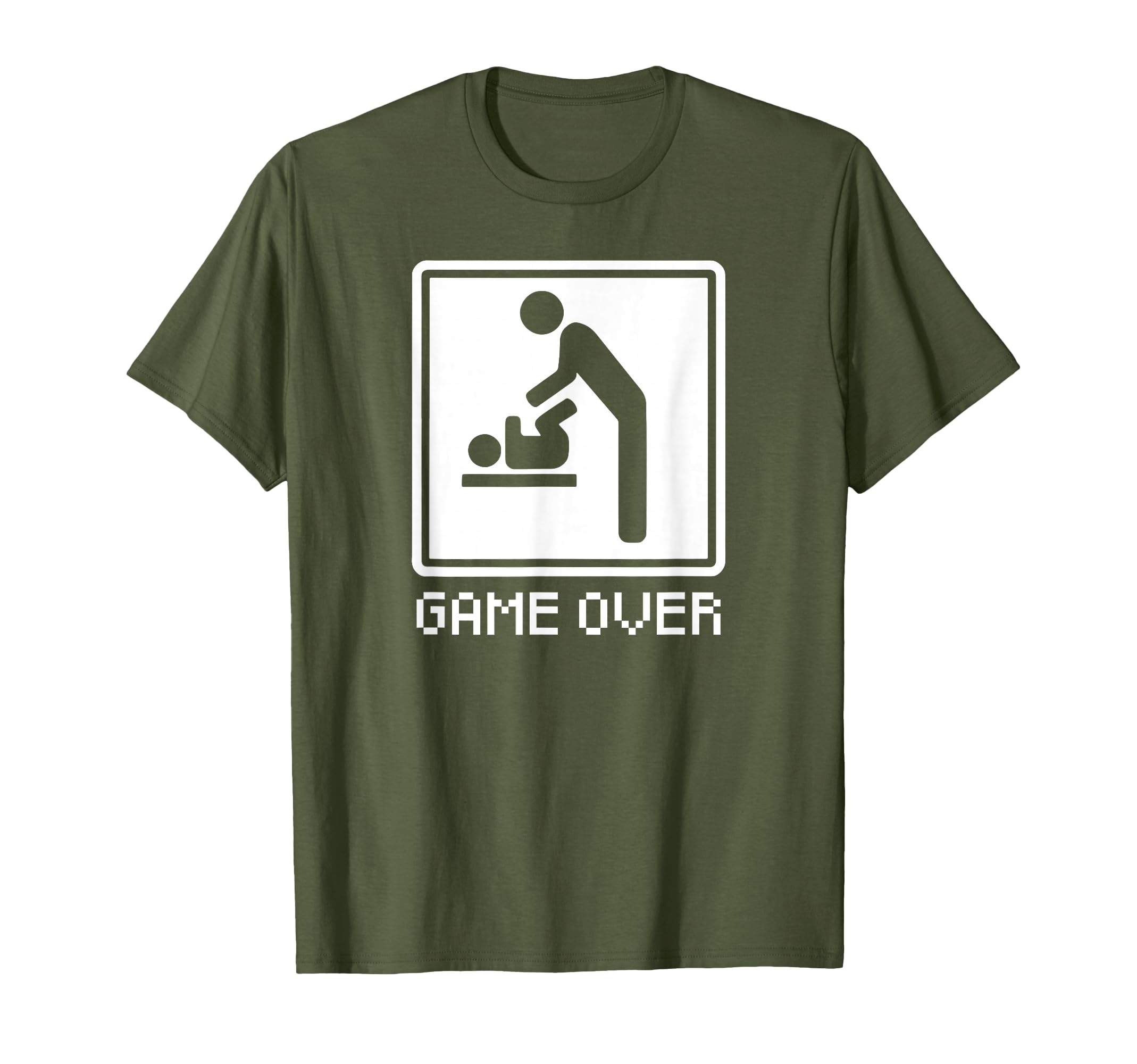 New Dad New Mom Game Over T-Shirt - Aesthetic Graphic Men Women - T-Shirt, Sweatshirt, Hoodie