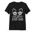 Mens Cat Step Dad Gifts Fathers T-Shirt - Casual Everyday Wear Men Women - T-Shirt, Sweatshirt, Hoodie