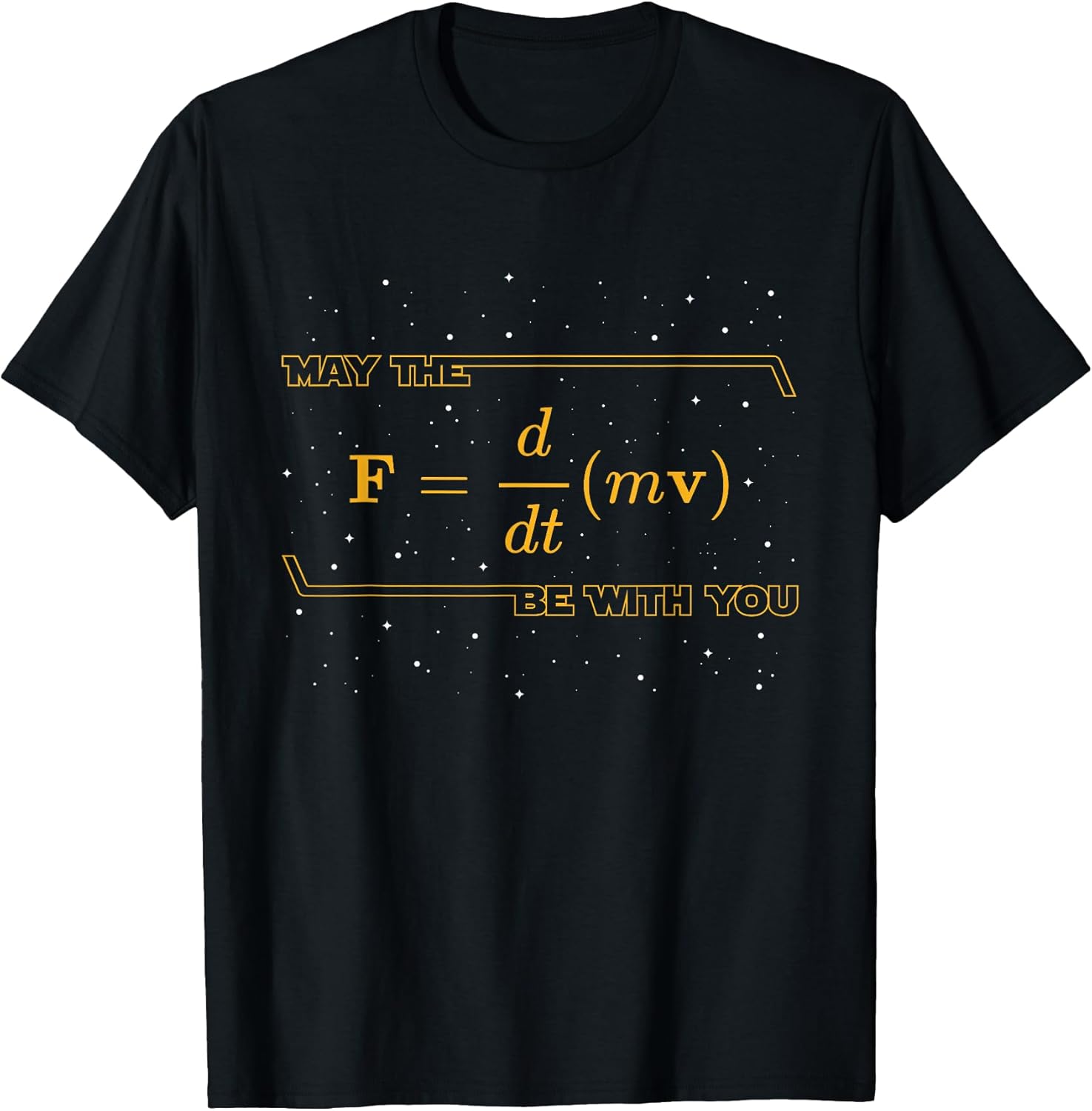 May The F m(dv/dt) Be with You Funny Physics Geek - Adult & Kids T-Shirts, Sweatshirts & Hoodies apparel design preview 1