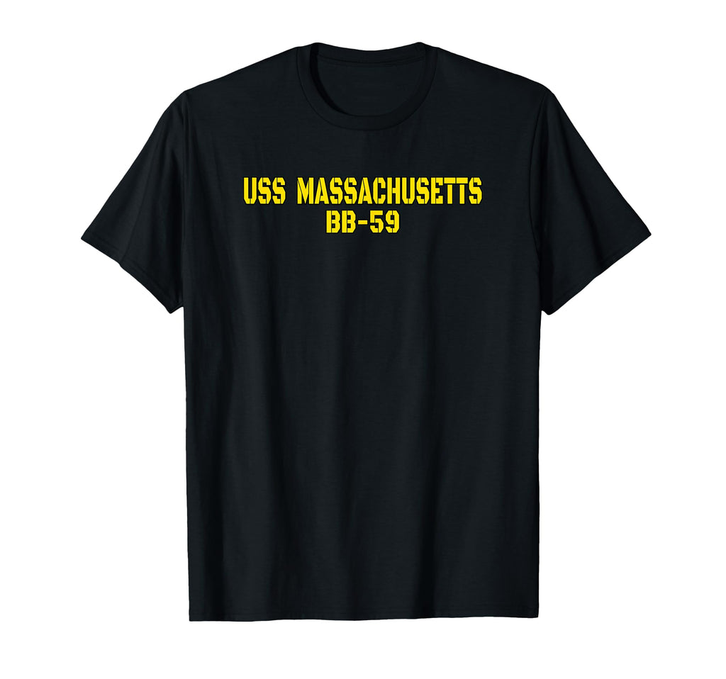 Massachusetts Bb 59 Battleship Veteran T-Shirt - Custom Art Print Unisex - T-Shirt, Sweatshirt, Hoodie