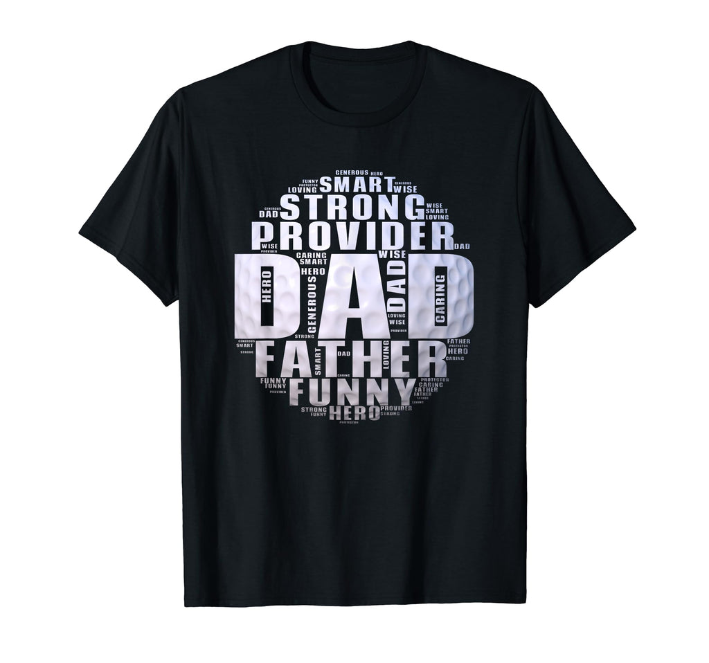 Golf Dad Word Cloud Funny Fathers Day T-Shirt - Trendy Graphic Men Women - T-Shirt, Sweatshirt, Hoodie