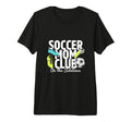 Soccer Mom Club Sidelines Pride Tri T-Shirt - Aesthetic Graphic Unisex - T-Shirt, Sweatshirt, Hoodie