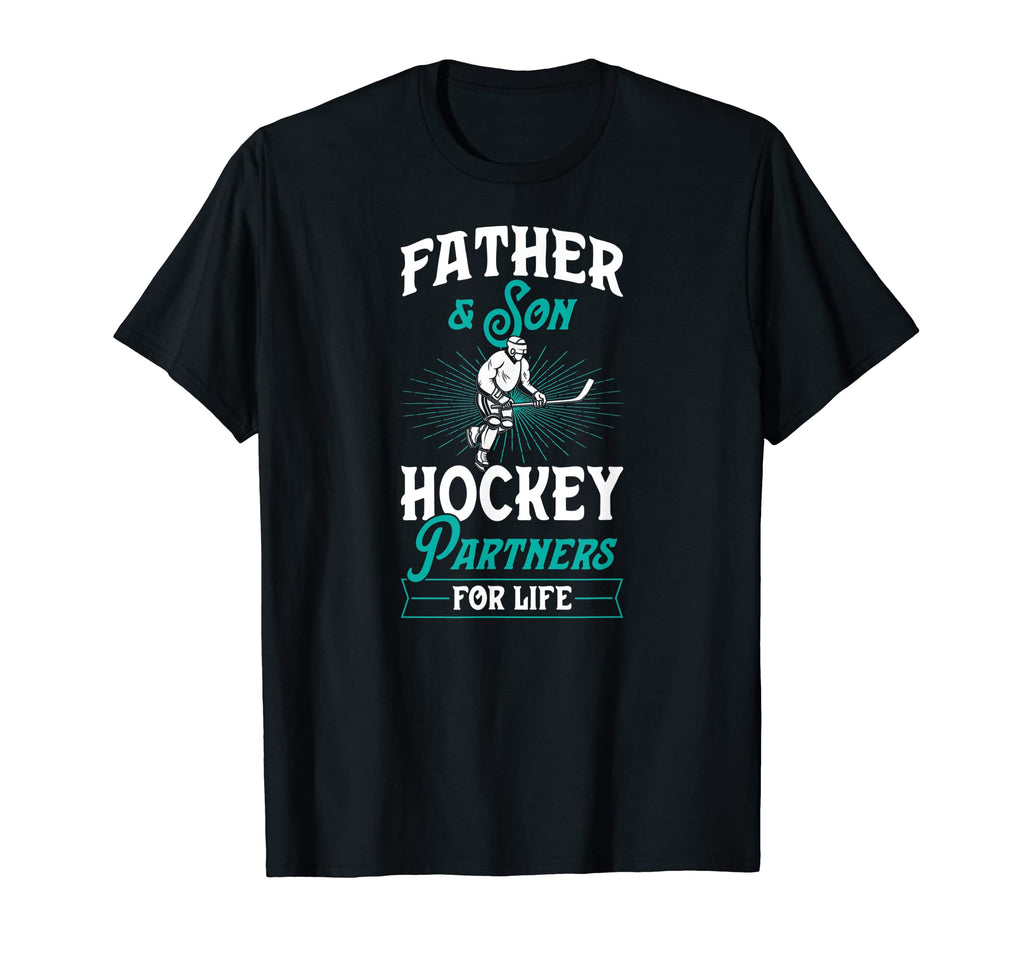 Father And Son Hockey Partners Life T-Shirt - Streetwear Style for Adults - T-Shirt, Sweatshirt, Hoodie