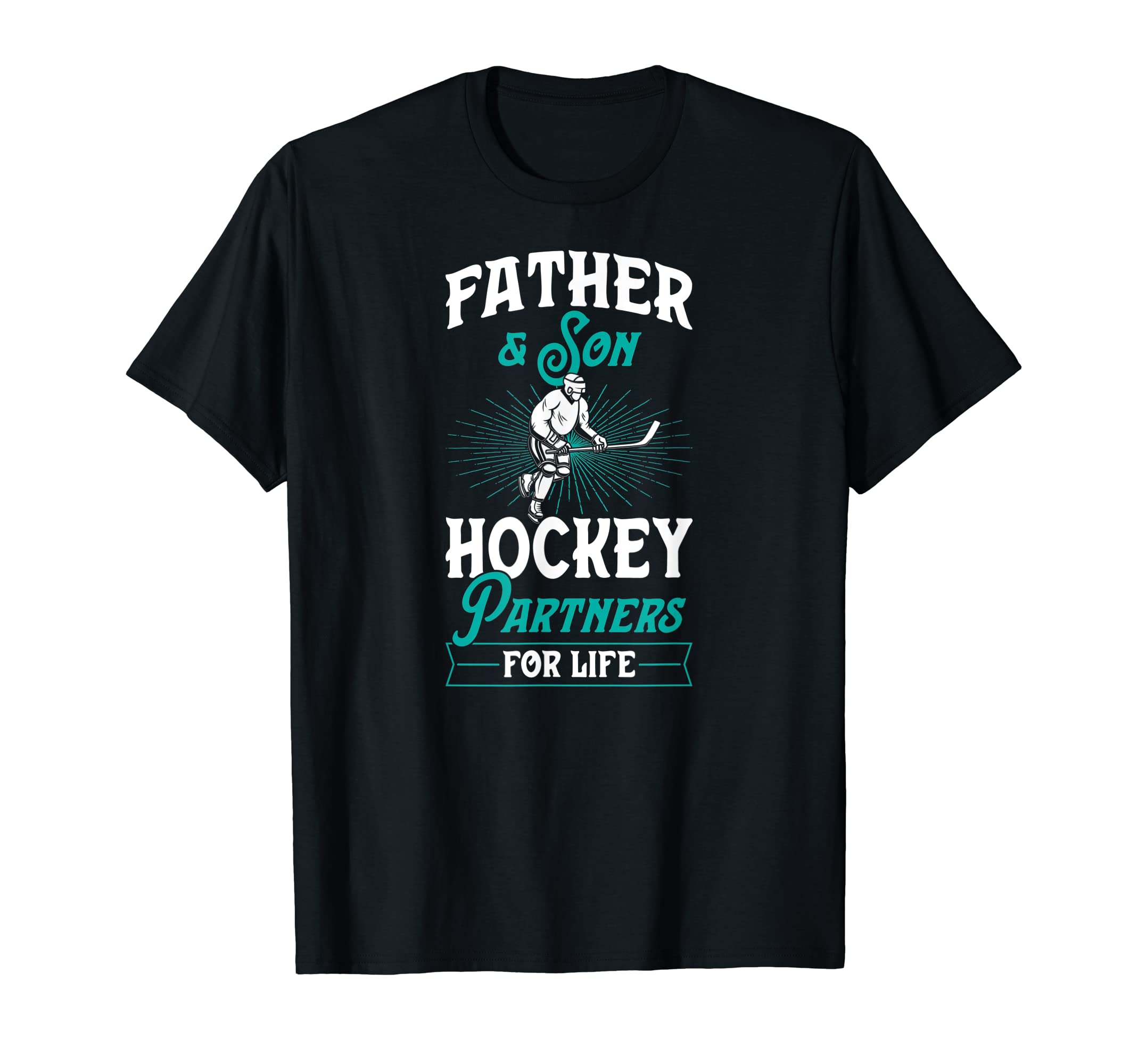 Father And Son Hockey Partners Life T-Shirt - Streetwear Style for Adults - T-Shirt, Sweatshirt, Hoodie