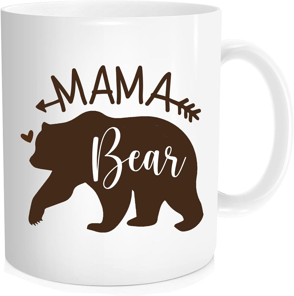 Waldeal Mama Bear Mug, Funny Mom Coffee for New Moms - Adult & Kids T-Shirts, Sweatshirts & Hoodies apparel design preview 1