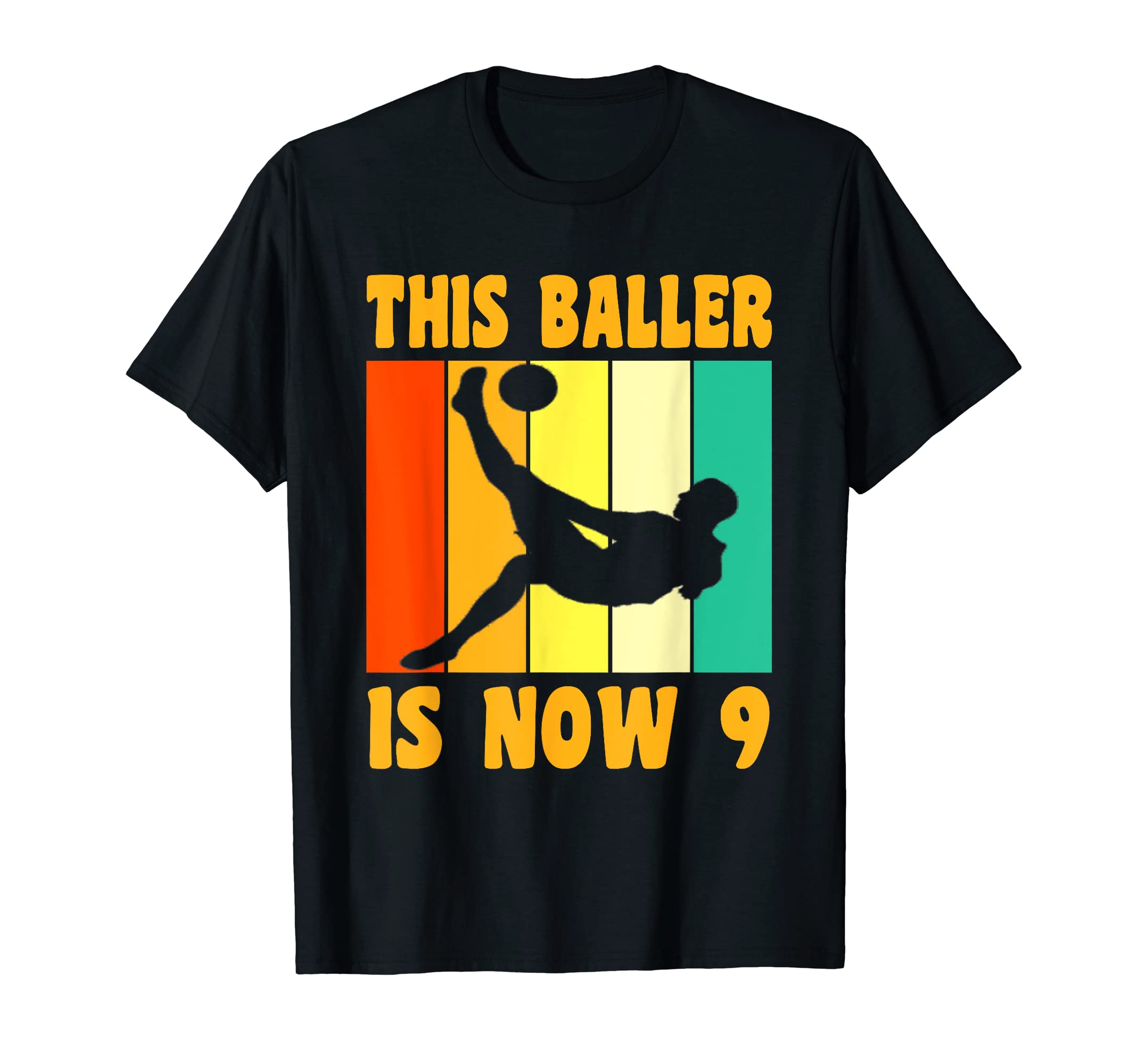 Happy 9Th Birthday 9 Year Old Soccer T-Shirt - Novelty Apparel Men Women - T-Shirt, Sweatshirt, Hoodie