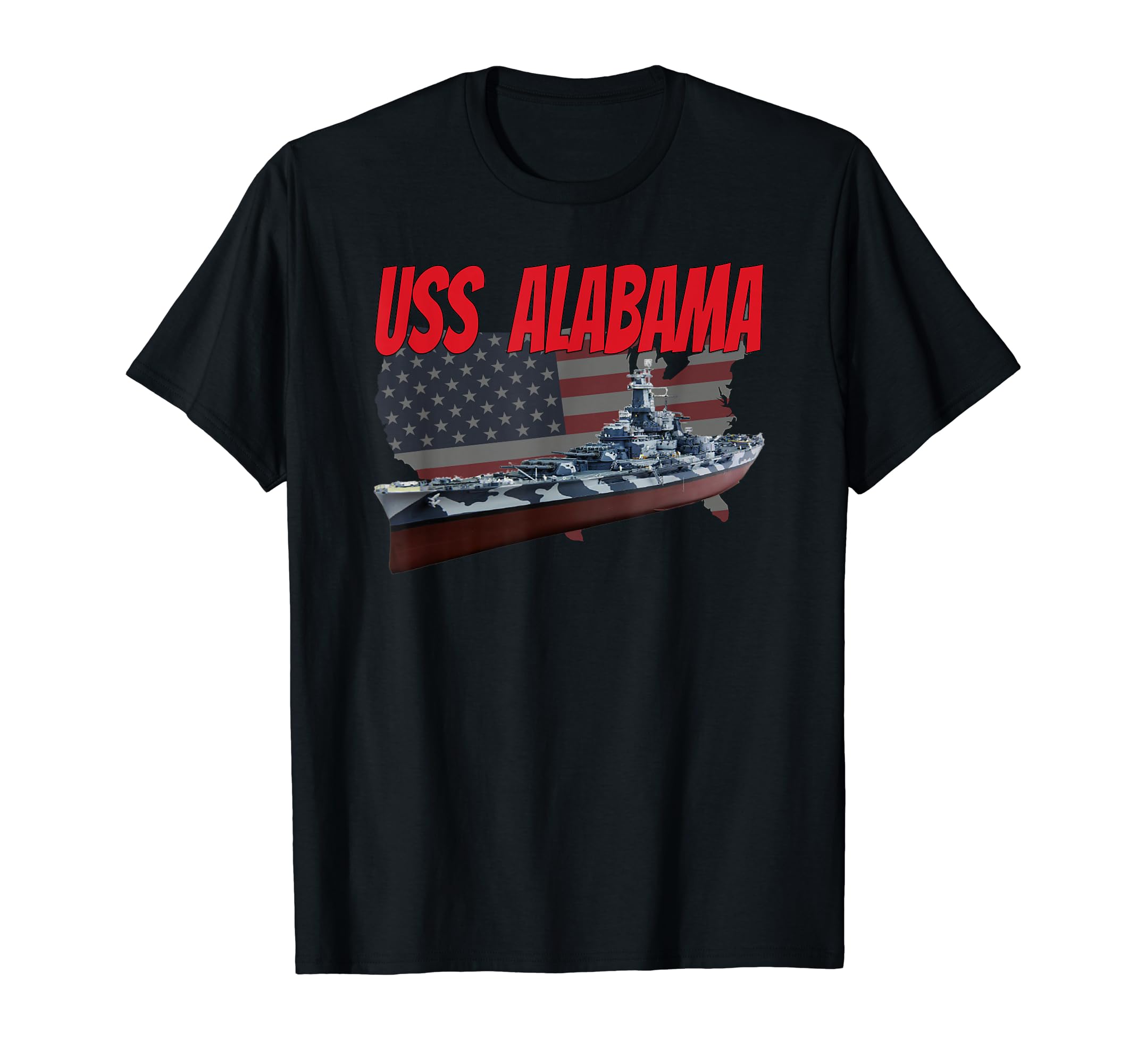 Uss Alabama Bb 60 Ww2 Cold War T-Shirt - Streetwear Style for Adults - T-Shirt, Sweatshirt, Hoodie