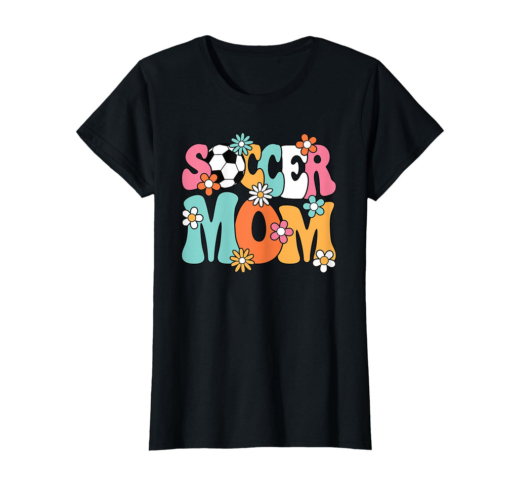 Soccer Mom Groovy Soccer Player T-Shirt - Aesthetic Graphic Unisex - T-Shirt, Sweatshirt, Hoodie